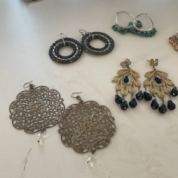 Vintage statement earrings - Picture 2 of 4